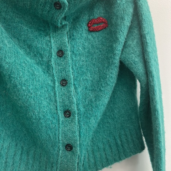 N°21 embellished off-the-shoulder cardigan - Picture 9 of 12